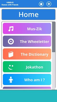 Versus - Games with friends - Screenshot 1