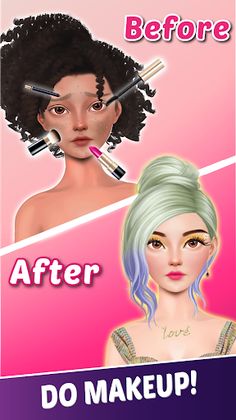 Fashion Makeover: Makeup Games - Screenshot 2