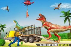 Wild Dino Truck Transport Game - Screenshot 2