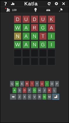 Katla - Tebak Kata Indonesia - Screenshot 2