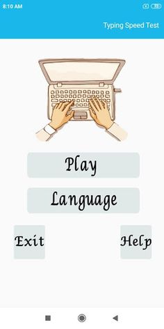 Typing Speed Test Typing Speed - Screenshot 1