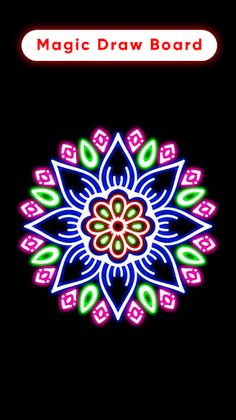 Magic Doodle Draw - Glow Drawi - Screenshot 4