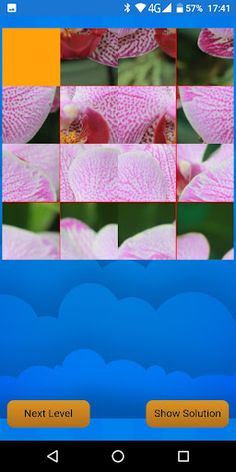 Schiebepuzzle Orchidee - Screenshot 2