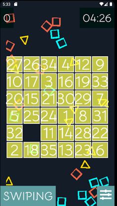 Swipe and Swap!! - Number Klot - Screenshot 4