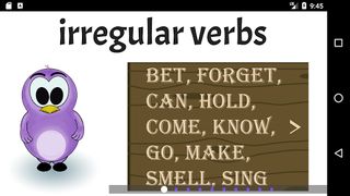 Irregular verbs - Screenshot 1