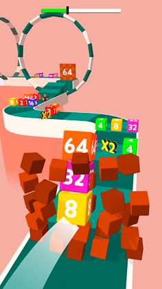 Merge Road Cube 2048 - Screenshot 4