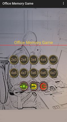 Office memory training game - Screenshot 3