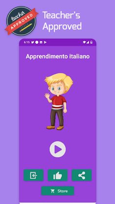 Learn Italian for kids - Screenshot 1