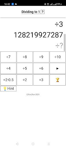 Dividing to 1 - Screenshot 4