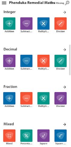 Phenduka Remedial Maths - Screenshot 1