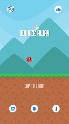 Bounce Away Bird - Screenshot 1