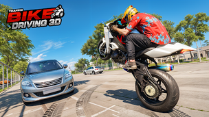 Real Traffic Bike Driving Game - Screenshot 1