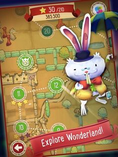 Alice in Wonderland Puzzle Golf Adventures - Screenshot 2