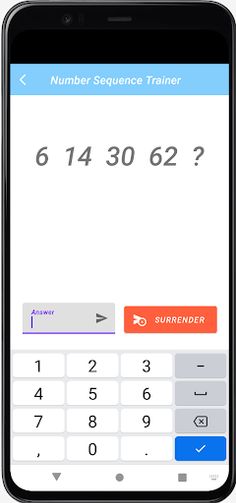 Number Sequence Trainer - Screenshot 2