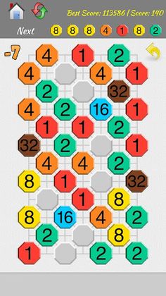 2048 Cell Connect Puzzle - Screenshot 2