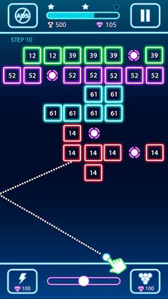 Bricks Breaker: Deluxe Crusher - Screenshot 1