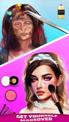 ASMR Doctor Salon Makeup Games - Screenshot 2