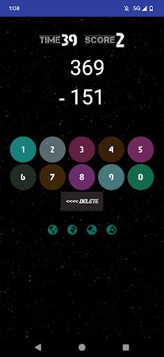 60 Second Math Subtract Game - Screenshot 3