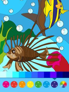 Underwater World Coloring Book - Screenshot 1