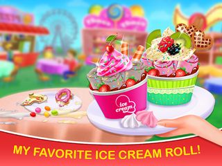 Ice Cream Roll Maker Cooking - Screenshot 1