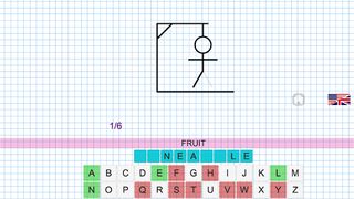 Hangman in english 1 2 3 4 5 6 - Screenshot 2