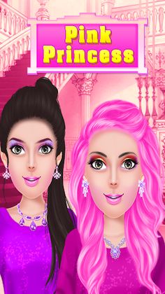 Magic Pink Princess Makeover - Screenshot 1