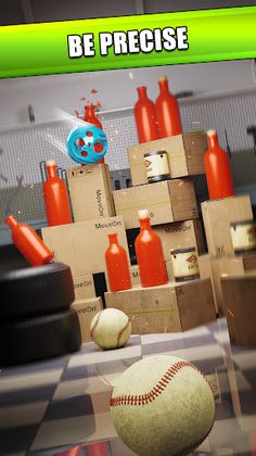 Knock Down Cans - Ball Hit - Screenshot 3