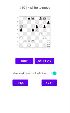 chess: mate in 1 puzzles - Screenshot 3