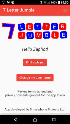 7 Letter Jumble - Screenshot 1