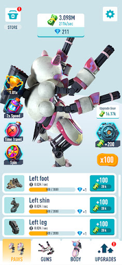 Idle Mecha robots — War arena - Screenshot 4