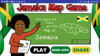 Jamaica Map Puzzle Game - Screenshot 1