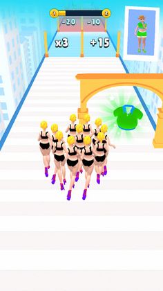 Beauty Masters 3D: Girls Runni - Screenshot 4