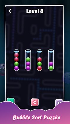 Ball Sort Puzzle : Bubble Colo - Screenshot 1