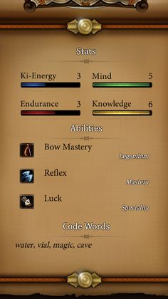 Hwarang & Kumiho Gamebook RPG - Screenshot 4