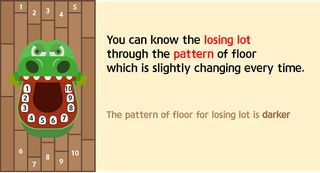 Cheating crocodile game - Screenshot 2