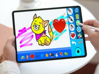 Cute Kitten Coloring Page. - Screenshot 3