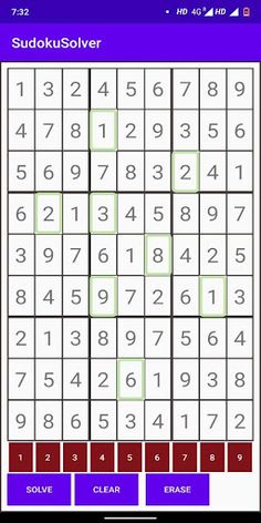 SudokuSolver - Screenshot 2