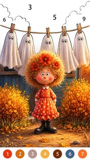 Golden Autumn: Color by Number - Screenshot 3