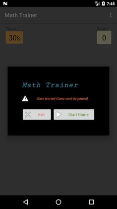 Math Trainer - Screenshot 1