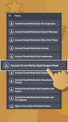 Ancient greece quiz - Screenshot 1