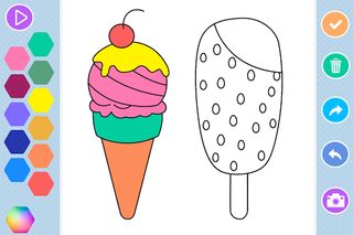 Ice Cream Coloring Game - Screenshot 3