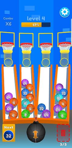 Basket 2048 - Screenshot 4