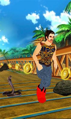 Subway Prince Jungle Run: Rope - Screenshot 4