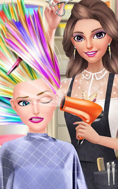 Hair Fashion Summer Girl Salon - Screenshot 1