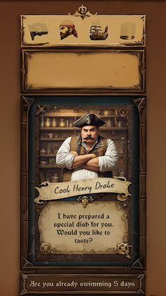 Card Story:  Pirate Captain - Screenshot 2