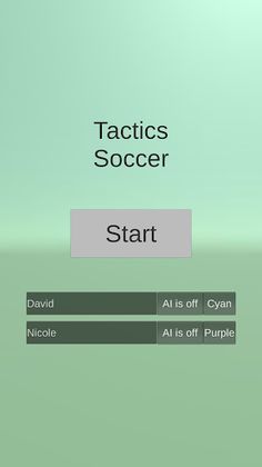 Tactics Soccer - Screenshot 1