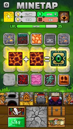 Minetap – Merge rpg clicker - Screenshot 1