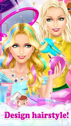HAIR Salon Makeup Games - Screenshot 2