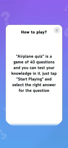 Quiz Airplane - Screenshot 2