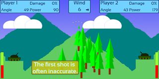 Artillery Duel Retro - Screenshot 2